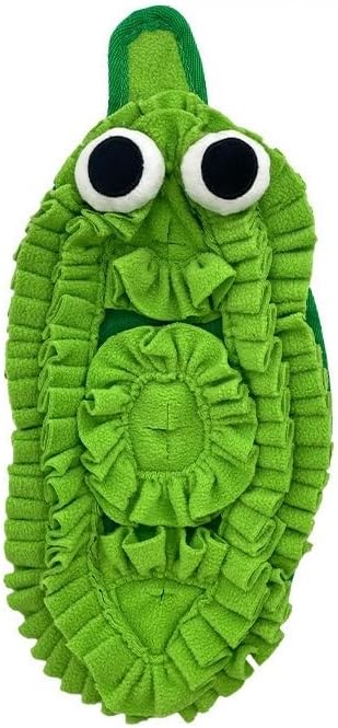 Pet Snuffle Mat for Small Pets, Interactive Nose Work Training Mat with Crinkle Sound, Non-Slip Washable Foraging Toy for Small Dogs, Rabbits and Hamsters (V3)