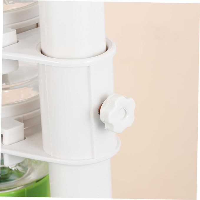Automatic Pet Feeder and Water Dispenser for Cats Food and Water Bowl Capacity Safe and Durable Material Adorable Heart Shape Design Green