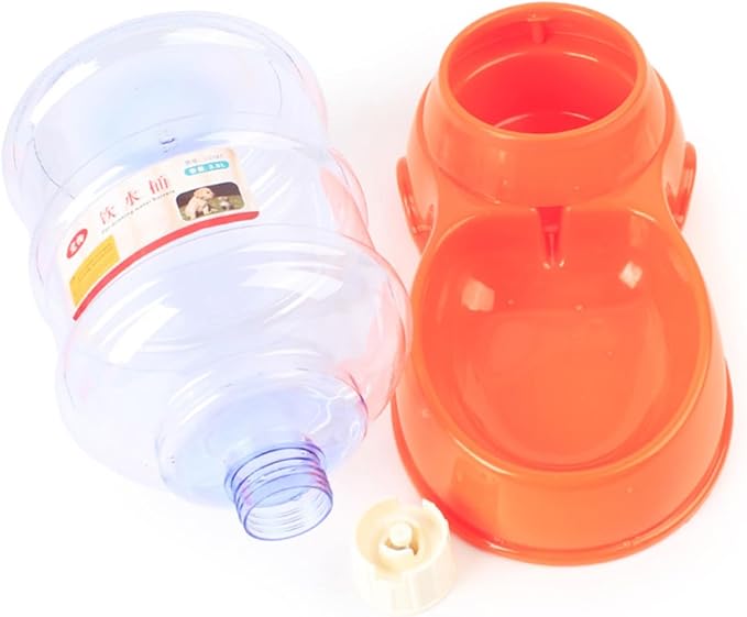 HANABASS Automatic Pet Feeder for Large Dogs Capacity Non-Slip Base Easy to Clean Leakproof Pet Food Bowl