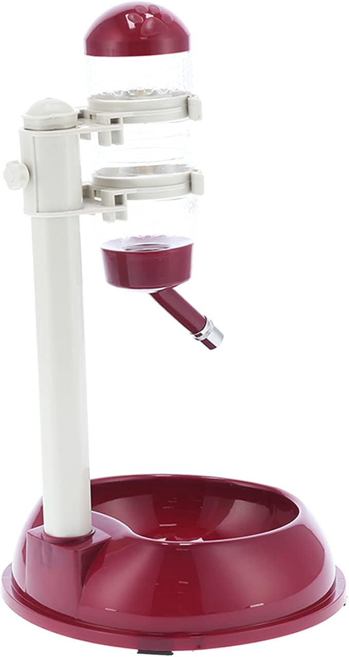 Pet Lift Drinking Fountain Food Automatic Feeding Dog Water Dispenser Cats Dogs Portable Safe Colorful Bowl
