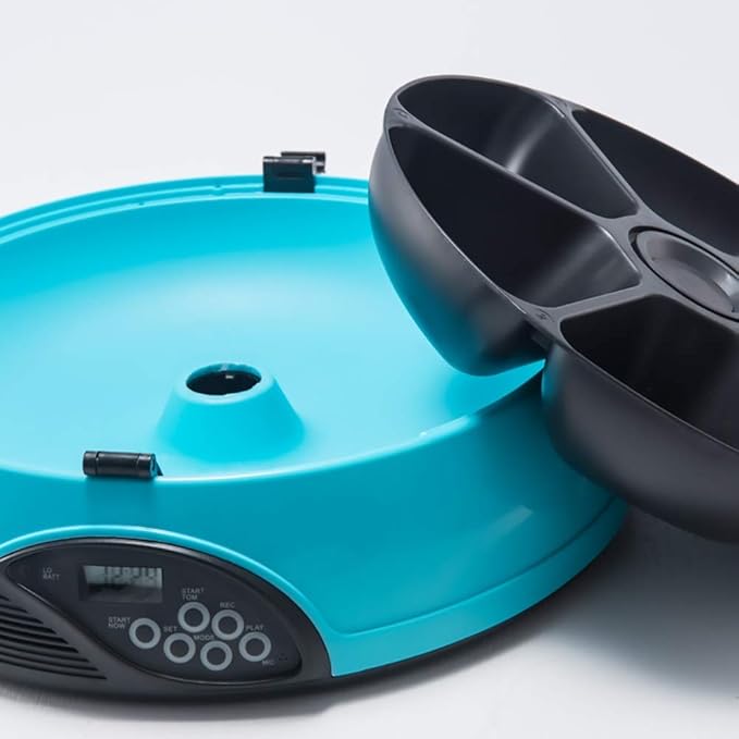 feeders Pet Automatic Feeder Dog Food cat Food Timing Feeding disc Shaped pet Feeding Machine Intelligent Feeding Device pet Supplies