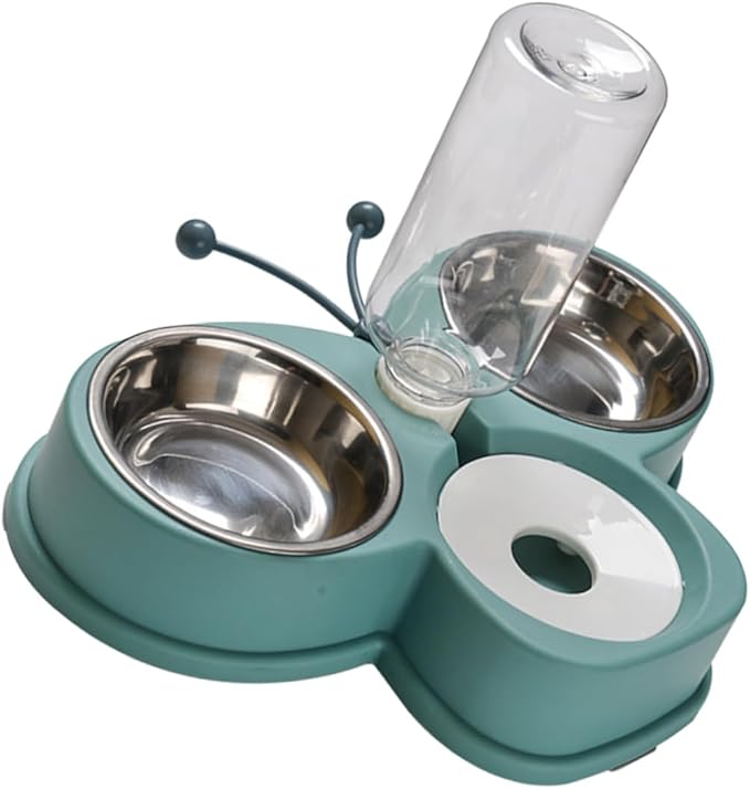 BESPORTBLE Automatic Pet Water Feeder and Multi-Function Food Dispenser for Dogs and Cats Bowls Easy to and Use for Home and Pet Stores