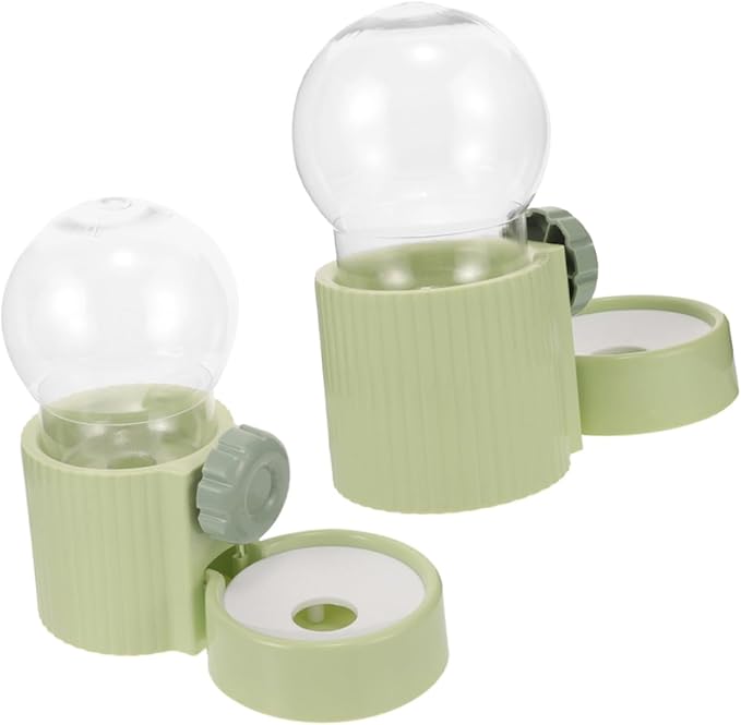 2Pcs Hanging Pet Water Feeder Automatic Drinking Device for Dogs and Cats Convenient Puppy and Animal Feeder for Cage Use Easy to Install and Maintain