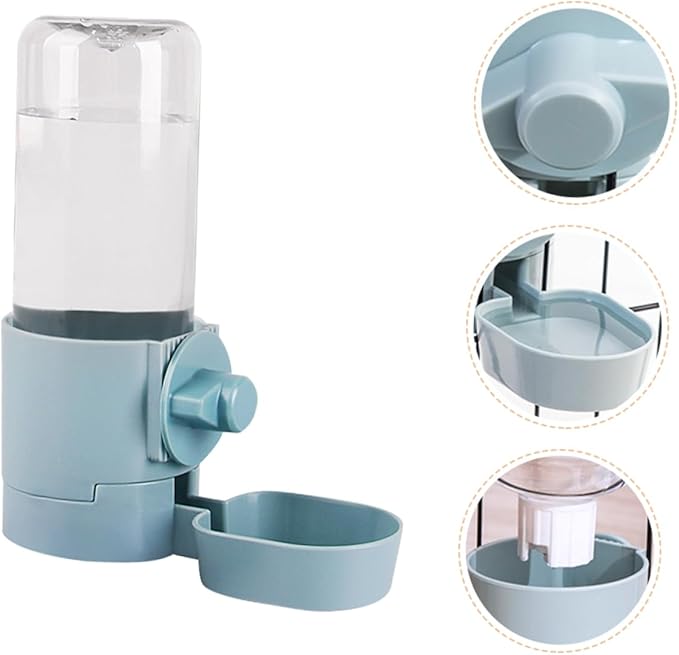 Hanging Pet Water Feeder Automatic Water Dispenser for Dogs and Cats Capacity Bottle Easy to Inspect for Cage Use Material