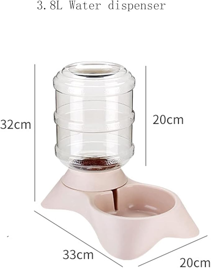 Automatic Feeding Bowls Dog Food Feeder Cat Water Feeder Large Capacity Food Water Dispenser Gravity Pet Food Feeder And Water Dispensers Pet water dispenser (Size : Feeders) (Water dispensers)