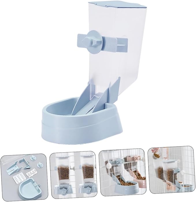 BESPORTBLE Automatic Pet Feeder Hanging Dog Bowl for Cages Easy to Space-Saving Design for Puppies and Pets Feeding