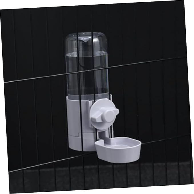 Pet Hanging Water Dispenser Automatic Puppy Water Feeder Cage Waterer Practical Slip Design for Continuous Hydration Suitable for Dogs and Cats