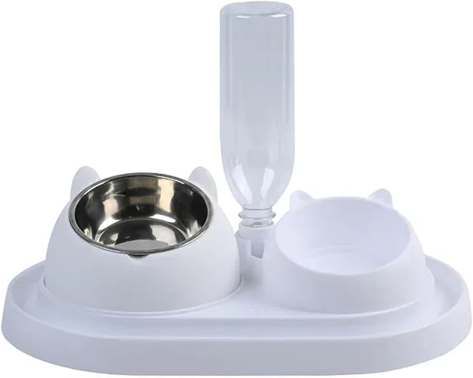 Snacko 1PCS Automatic Pet Water Feeder & Stainless Steel Dog and Cat Bowl - Ideal for Dogs and Cats