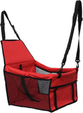 Car Dog Carrier Pet Seat Bag Safety Straps Dog Travel Bag Easy Clean Car Mount Package
