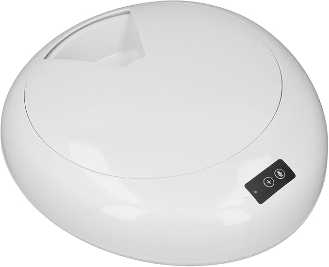 ANGGREK Automatic Wet Food Feeder, an Easily Divided 6-Meal Automatic Pet Feeder for Pet Store for Store (White)