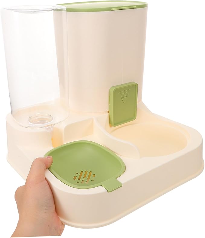 Automatic Pet Food Water Dispenser Large Safe No Spill for Dogs Cats Pet Stores Easy to Clean