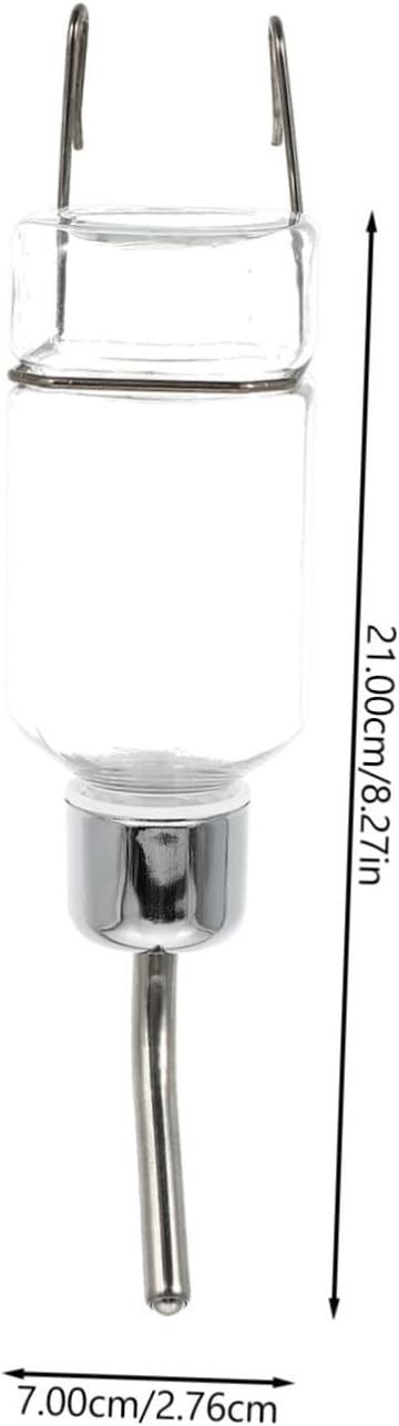 TOYANDONA 2pcs Pet Drinking Fountain Bottle Hanging Water Feeder for Cats Puppies and Dogs Leakproof and Automatic Water Dispenser Convenient Pet Supplies