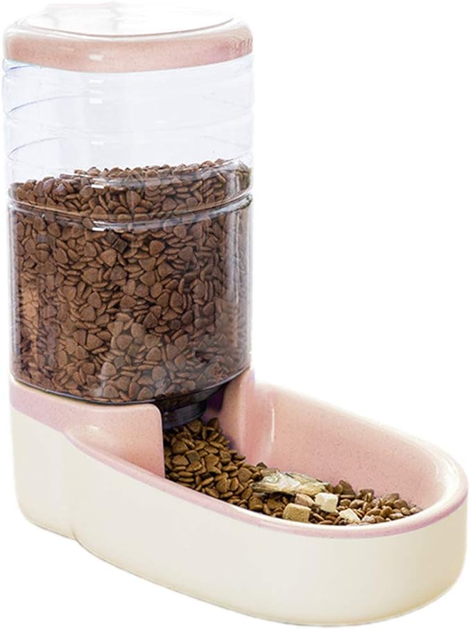 Pet 3.8L Automatic Food Water Dispenser Puppy Kitten Feeder Bowl Dogs Cats Drinking Feeding Dishes