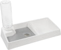 Sosoport Cat and Dog Automatic Water Dispenser Pet Feeder Bowl Spill-Resistant Design Cat Water and Food Dispenser for Kitten Puppy