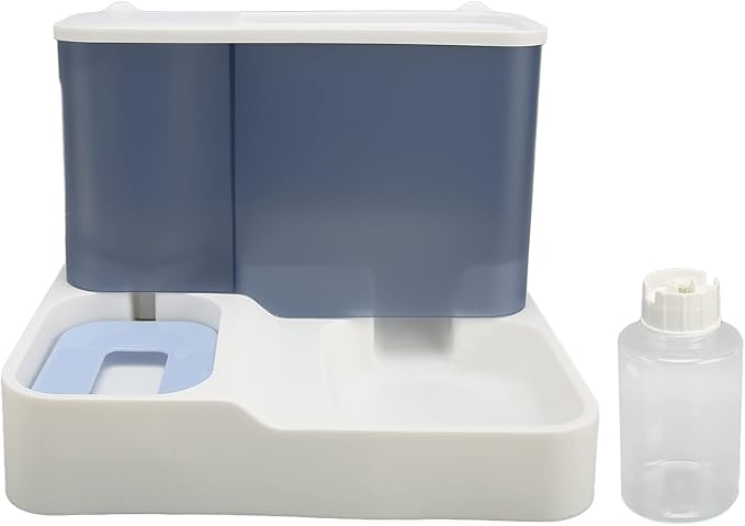Tbest Automatic Feeders,Automatic Cat Feeder Simple C Large Ay 2 in 1 Pet Food Feeder and Water Dispenser for Catogs e