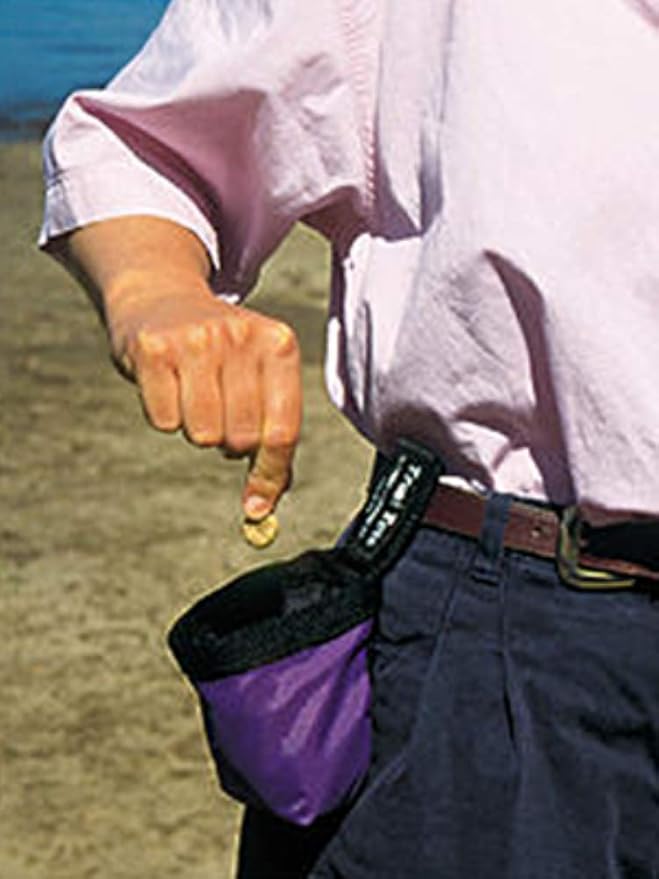 Chuckit! Treat Tote Dog Treat Pouch for Puppy Training, 2 Cup Capacity, Assorted Colors