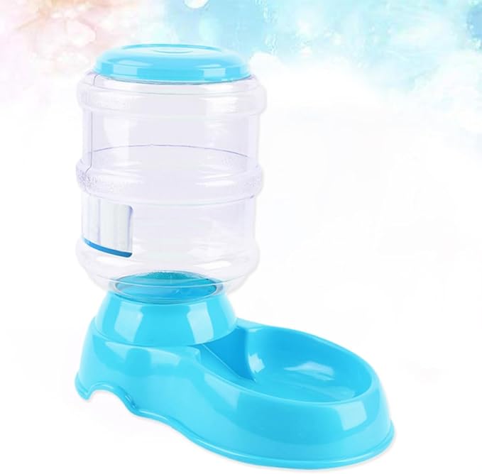 Automatic Pet Water Food Dispenser Capacity Easy to Use Feeder Bowl for Dogs Cats and Puppies