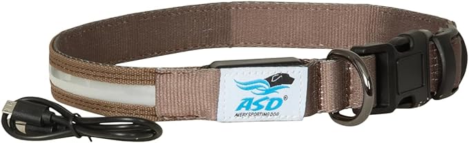 Avery Outdoors Sporting Dog Lighted Collar (Large, Marsh Brown)