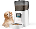 Pet Fountain Cordless Pet Feeder, Dog Food Dispenser Automatic, Automatic Cat Feeder for Small Animals with Distribution Alarms, Voice Recorder Pet Water Dispenser