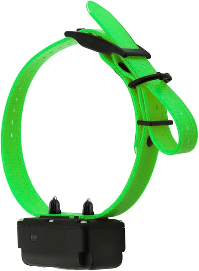 DT Systems H2O 1810, 1820, 1830 Plus Series Add-On/Replacement Collar Receiver, Waterproof Rechargeable Remote Hunting Dog Training Additional E-Collar, 1800-Yard Range, 16 Stimulation Levels, Green