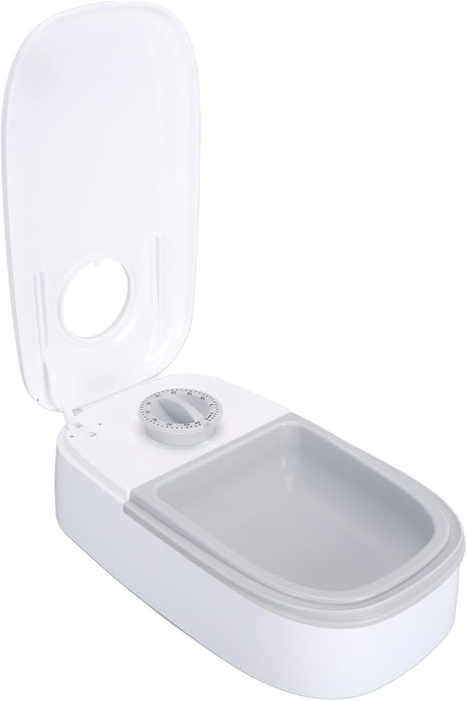 Automatic Cat Feeder, Double Automatic Cat Feeder Pet Feeder Detachable Intelligent Single Meal Timed Cat Food Dispenser Cat Wet Food Automatic Feeder for Cats and Dogs, (#1)