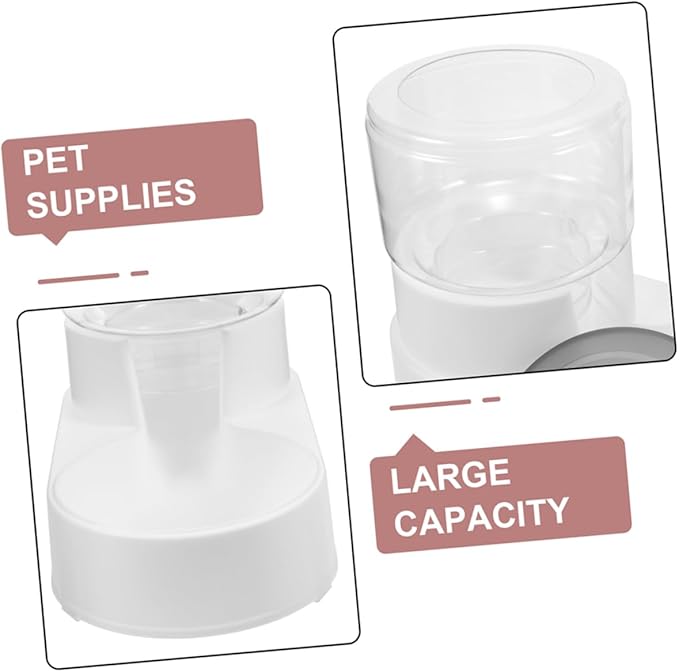 2pcs Automatic Feeder Bowl for Cats and Dogs Gravity Pet Water Dispenser Feeder