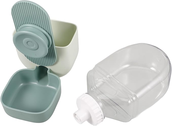POPETPOP 3pcs Hanging Automatic Pet Water Dispenser for Dogs and Cats Compact and Leak Pet Feeding Device for Cage and Crate Use Easy Installation Mint Green