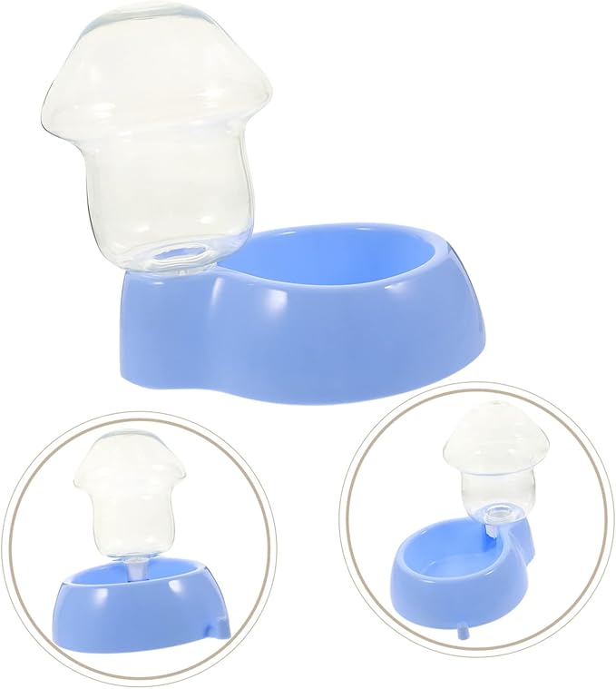 1set Pet Water Bowl Feeder Auto Pet Drink Dispenser Portable Dog Supplies Easy Wash Quality Plastic