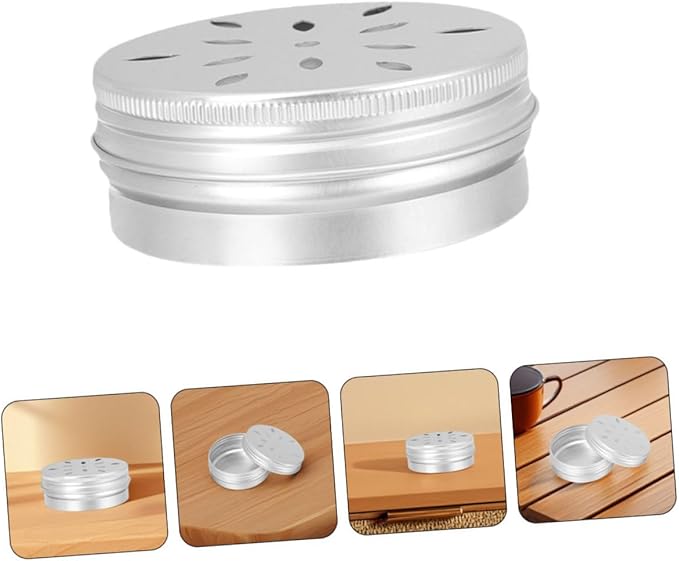 Kisangel 8pcs Aluminum Dog Training Cans for Scent Work and Detection Training Containers for Nose Work Dogs for Trainers and Scent Activities
