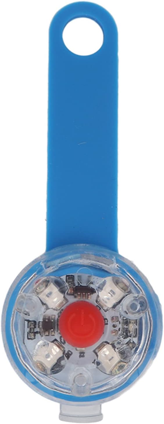 LED Dog Light Pendant USB Rechargeable Safe Collar Light for Pet Bag Bike (Blue)