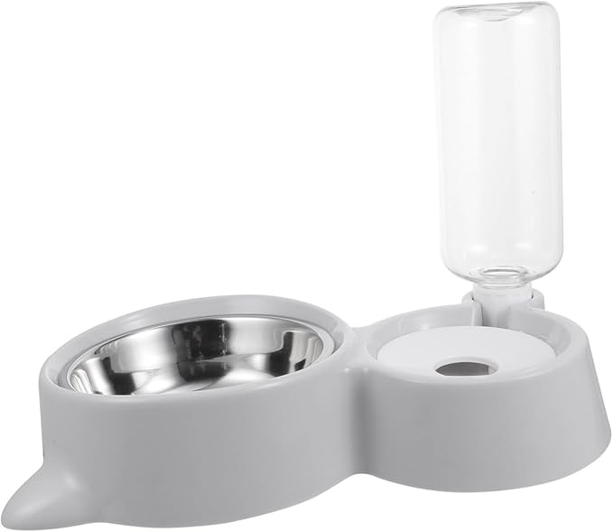Milisten Pet Feeder and Water Dispenser for Dogs Dual-use Food Container Non- Design Automatic Leak Bowl Food-Grade Easy to