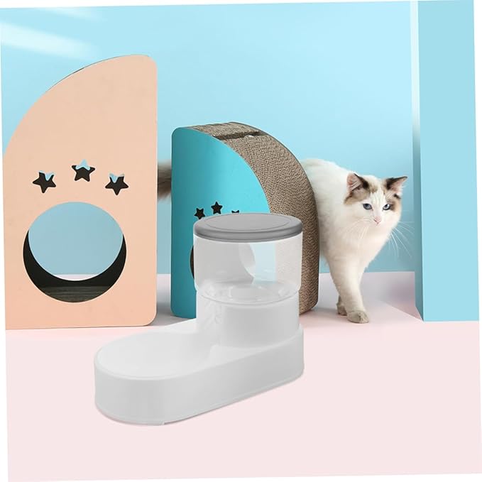 2pcs Multi-Purpose Dog Cat Automatic Feeder Water Dispenser Feeder Bowl