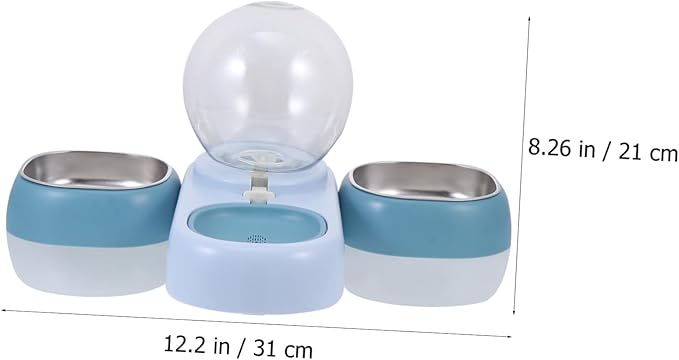 Automatic Pet Water Dispenser Capacity Drinking Fountain for Cats and Dogs Smooth Surface for Easy Cleaning Observe Water Volume Simple Design