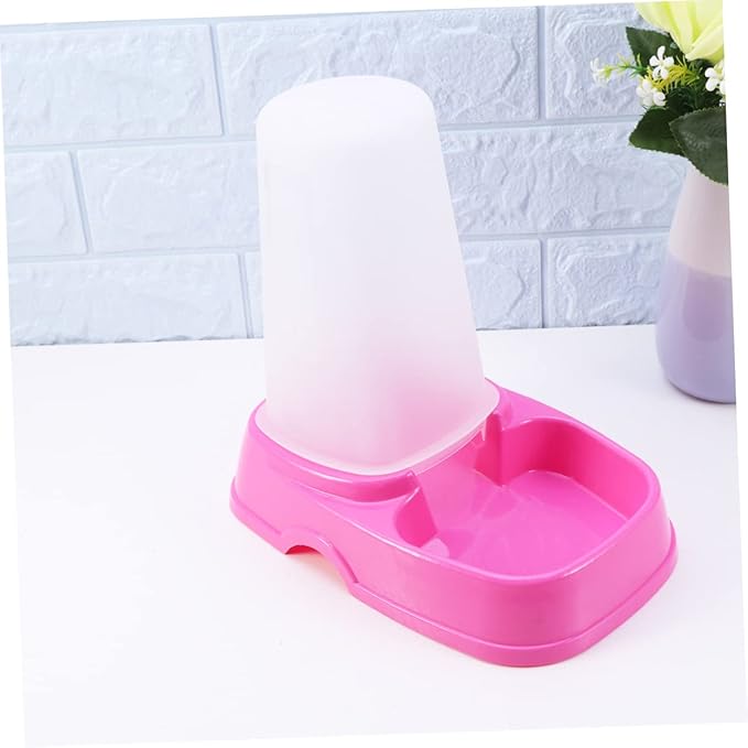 2pcs Cat Auto Feeder Automatic Dog Feeder Pet Automatic Safe Plastic Removable Bottle Ideal for Single or Multiple Pets