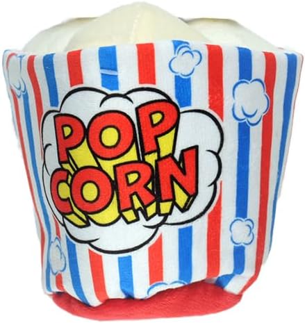 Rustling Popcorn Shaped Dog Toy
