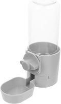 Kisangel Pet Water Dispenser Automatic Hanging Water Feeder for Dogs and Cats Capacity Easy to Inspect Gray for Keeping Pets Hydrated While You Re Away