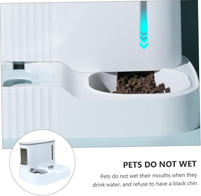 Pet Automatic Water Dispenser Detachable Bowl Food-Grade Water Bottle Dual-use Feeder for Dogs and Cats Easy to Random