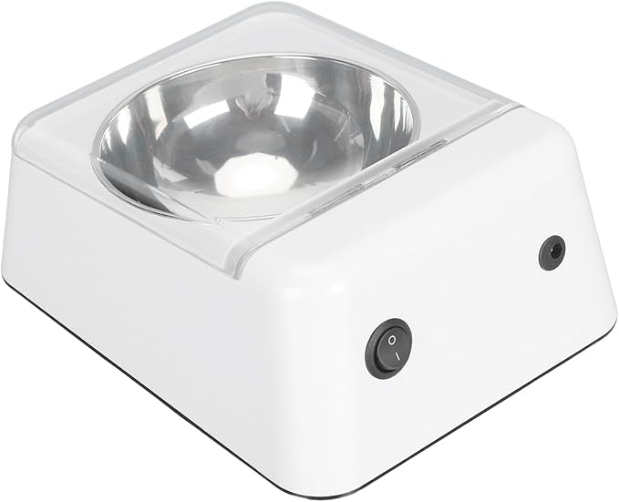 Cat Feeder with Automatic Opening Lid, 2000mAh Battery Powered Removable Bowl Infrared Sensor Cat Feeder Easy to Clean Multifunctional for Cats