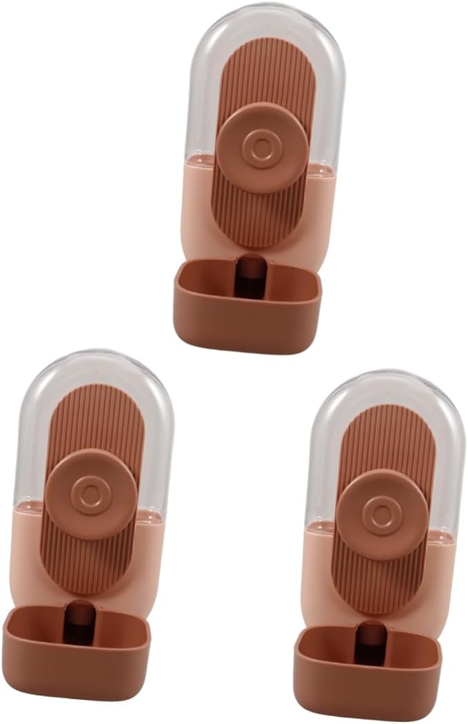 POPETPOP 3pcs Pet Water Fountain Dog Water Dispenser Puppy Bottle Automatic for Dogs Cage Hanging Bottle