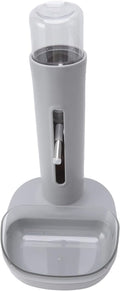 Tbest Automatic Feeders,Pet Water Dispenser Bowl Automatic Height Detachable 480ml Bottle Standing Pet Drinking Feeder for Dog Cat