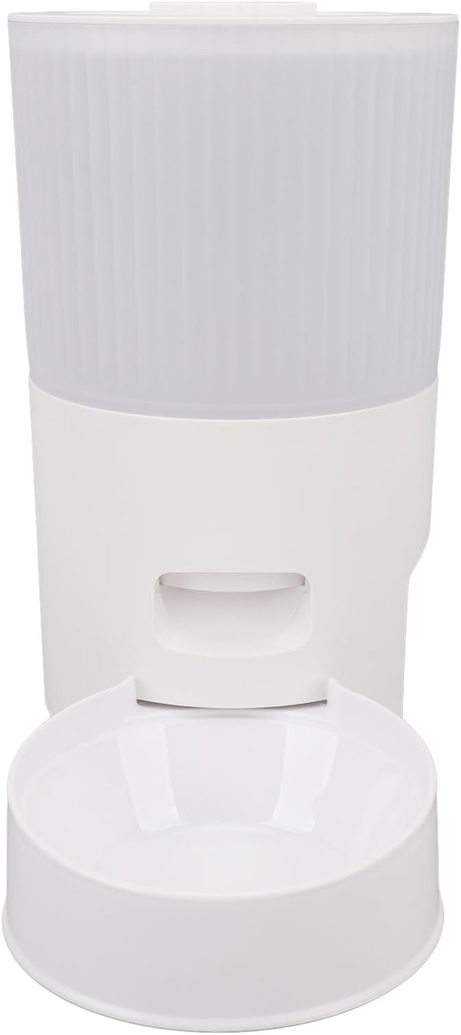 Automatic Cat Feeder, Anti Spill Cat Food Dispenser for Dry Food, Timed Pet Feeder with 3L Capacity Grain Bin, Remote Control, Freshness and Safety Dry Foodfor Small Pets Indoor