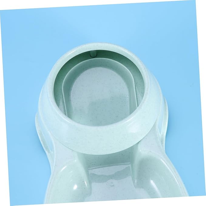 Didiseaon Automatic Pet Feeder Water Dispenser for Dogs and Cats Easy Clean Fresh Water Fountain Green Color for Home Use