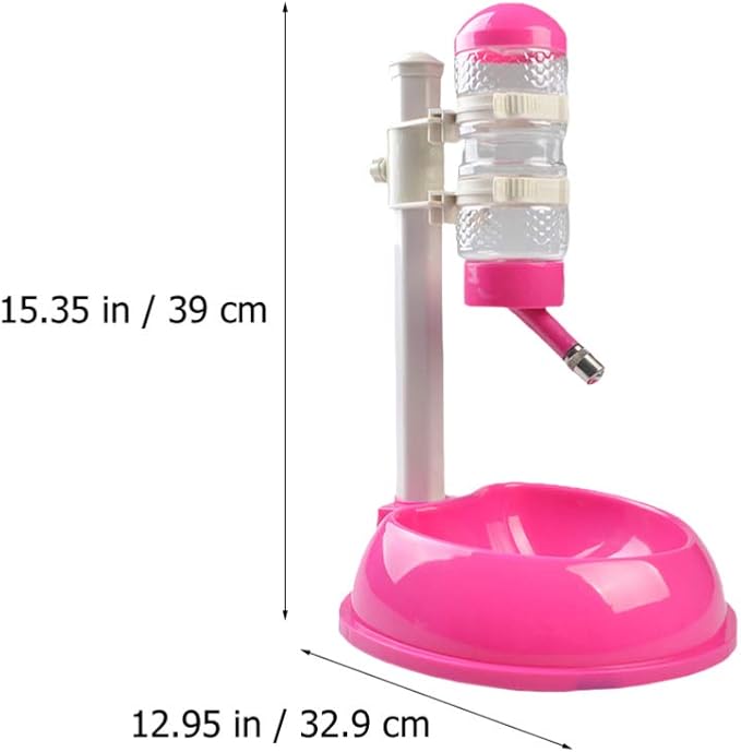 balacoo 1pc Automatic Pet Water Dispenser and Food Feeder Pet Supplies Water Bottle and Roller Nozzle for Dogs and Cats Easy to Use and Design