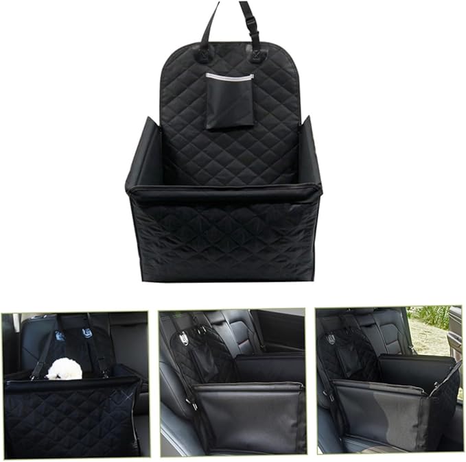 SUPVOX Pet Dog Car Bed Non- Dog Car Seat with Safety Belt for to and Install for Suvs and Trucks