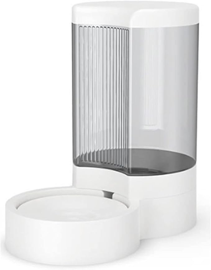 Unplugged Automatic Feeder Automatic Dog Feeder And Water Dispenser Set Gravity Self Feeding Food Waterer For Small Medium Pet Cats Dogs Kitten Puppy Pet water dispenser (Color : Red) (White)
