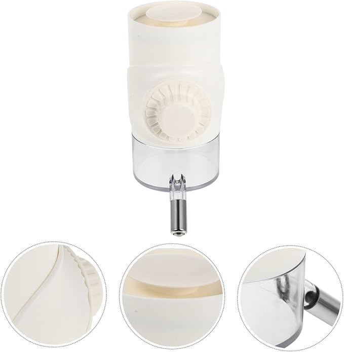 Kisangel Hanging Dog Water Dispenser Control Automatic Feeder for Pets Easy Installation Break Design Prevents Thirst for Cats and Dogs