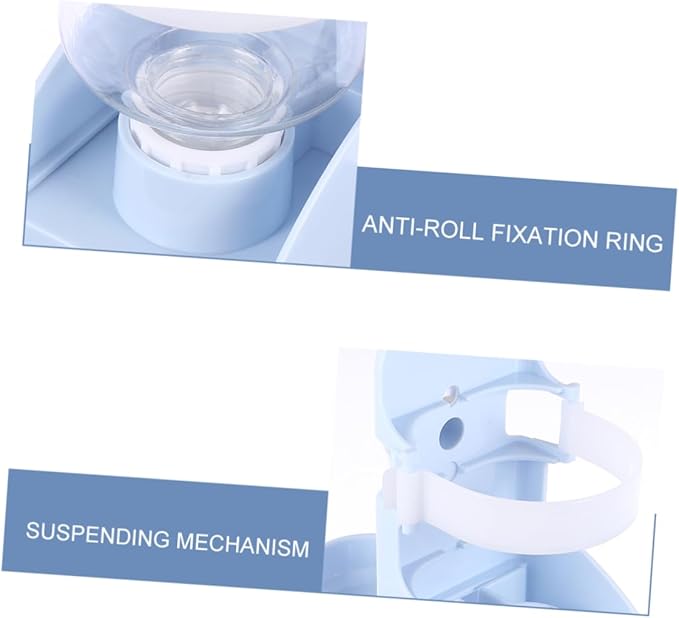 2pcs Automatic Pet Water Dispenser Hanging Feeder for Dogs and Cats Leak Design Use Easy to Install
