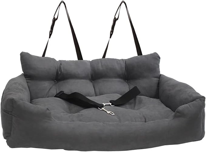 Dog Car Seat with Booster Seats for Small/Medium Dogs Or Universal Comfortable Bed for and Home(Single Seat)