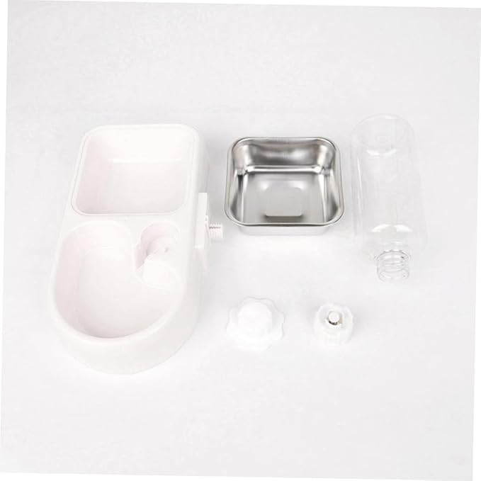 BESPORTBLE Double Pet Water Feeder and Drinking Tool Creative Automatic Water Dispenser for Dogs and for Home and Pet Shops