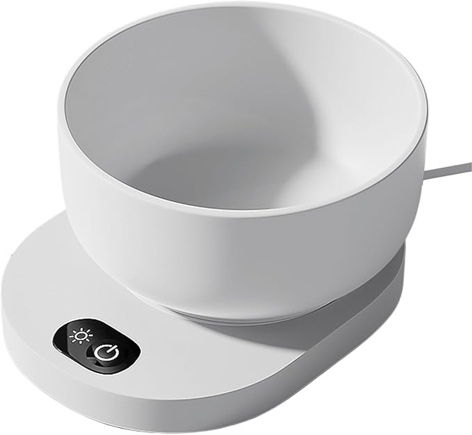 Heating Dog Bowl - Thermostatic Control Heated, Cat Ceramic Bowls, Winter Warm Pet Dish | Outside in Winters Cold Weather for Outside in Winter Cold Weather